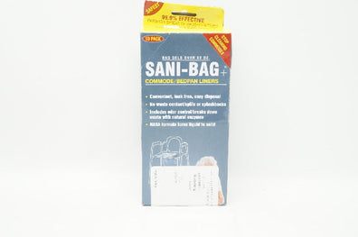 Richardson Cleanwaste Sani-Bag Commode/Bedplan Liners - Pack of 10